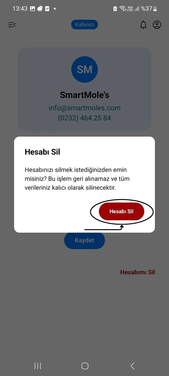 Hesap Silme Görseli 4